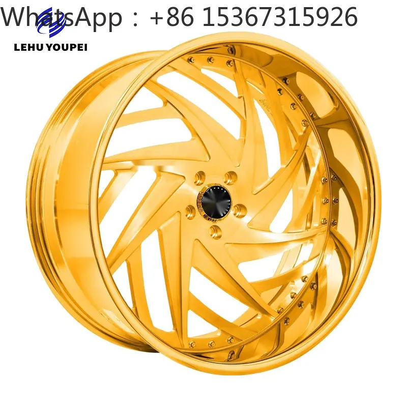 18-22 Inch 5x112 PCD Multi Spoke Chrome Forged Aluminum Alloy Wheel Rims Auto Retrofit Upgrade Rims