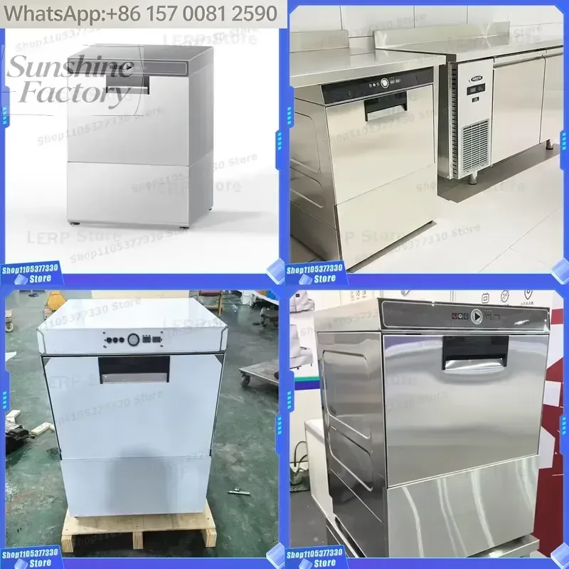 Double-wall Undercounter Type Dishwasher Machine Built-in Bar Glasswasher with Low Water Consumption