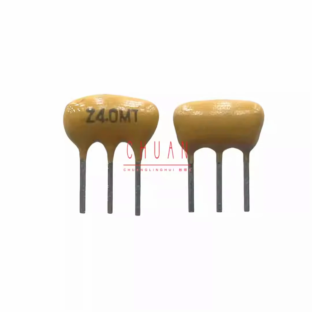 50pcs/ TT4.00MT ZTT4M ZTT4.0M 4MHZ in-line ceramic crystal 3-foot three-foot