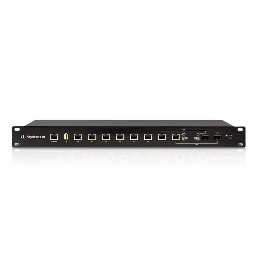 New UBNT EdgeMAX EdgeRouter Pro ERPRO-8 8-ports Gigabit SFP Multi-service Enterprise Router NAT Firewall