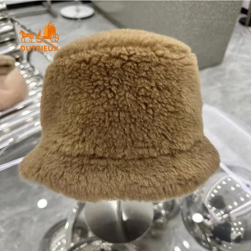 

Top Quality Max Teddy Alpaca Hat for Women, Winter Warm 100% Alpaca Women's Fisherman Hat, 2024 New Real Fur Teddy Hat for Women