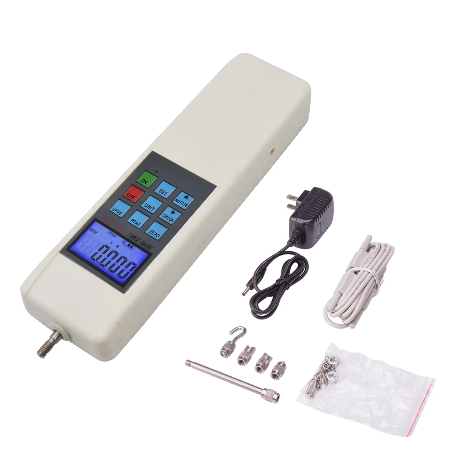 High Accuracy 1000N Digital Load Cell Force Meter Push Pull Measurement Instrument for Force Measuring