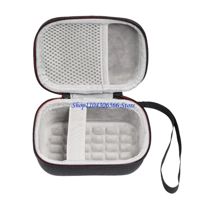 02DD Durability EVA Carrying Case for GO5 Music Player Shell Featuring AntiScratch Surfaces and Ergonomic Handle Mesh Pocket