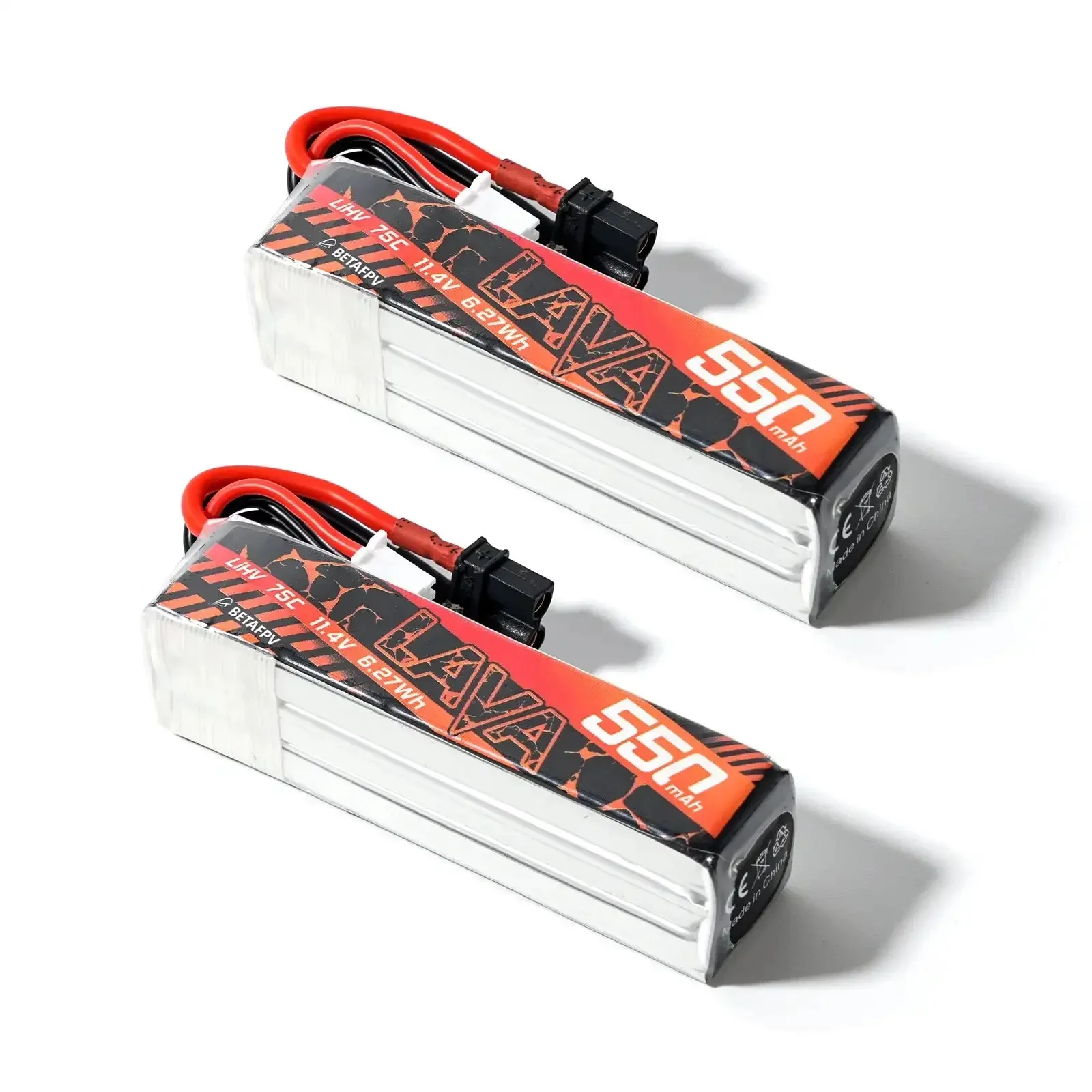 BETAFPV LAVA 2S/3S/4S 550mAh 75C Bateria XT30 (2PCS)