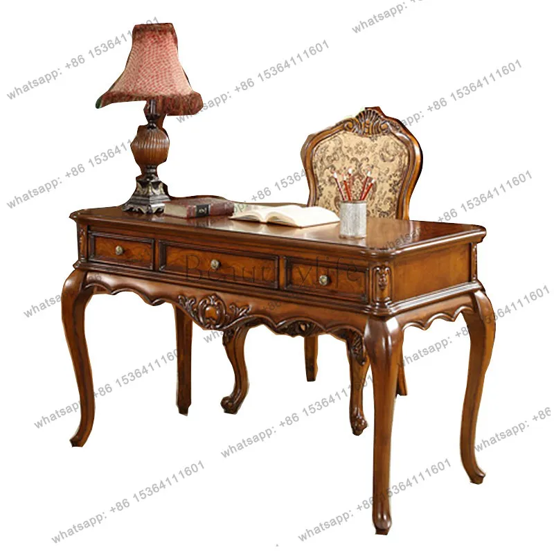 

XX39American desk Solid wood office computer Home writing desk