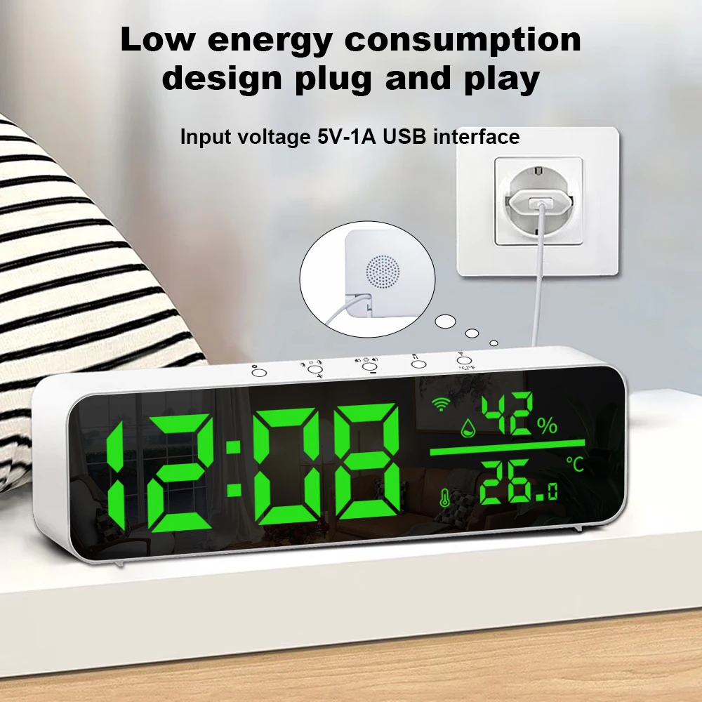 Tuya Smart Temperatur-Feuchtigkeitssensor WiFi/Zigbee mit Hintergrundbeleuchtung Innenhygrometer Thermometer Sprachsteuerung über Alexa Google – Detail 30