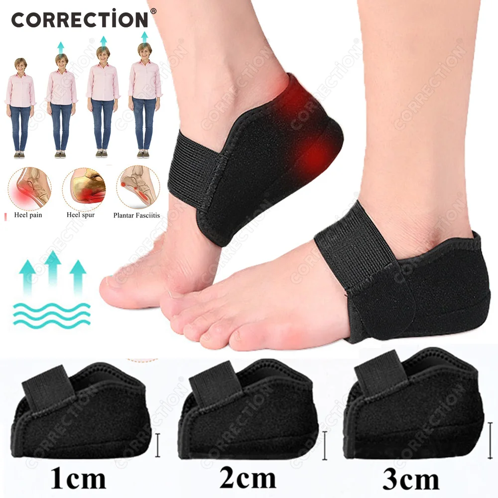 

CORRECTION Height Increase Insoles Socks for Men Women Shoes Flat Feet Arch Support Orthopedic Insole Sneaker Heel Lift Shoe Pad