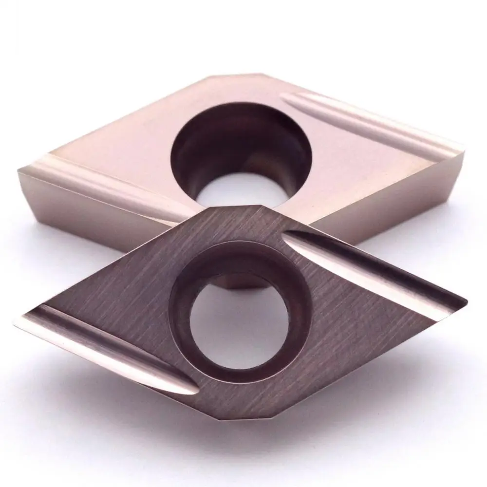 Inserções contínuas do carboneto, torno de giro do CNC, usinagem, CNC, ER-U, EL-U, 11T3, 0702, 01, 02, 04, ZN90, ZP15, 5 PCes
