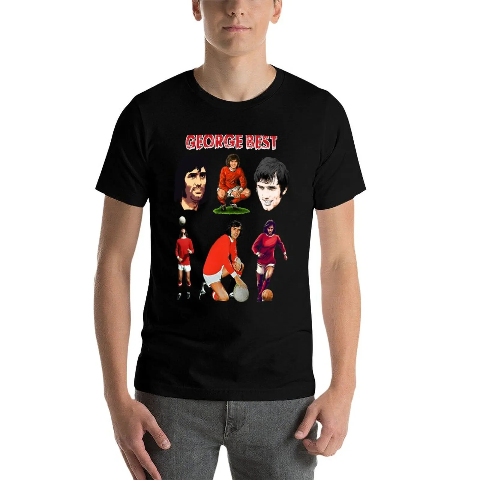 

George Best - Football Genius T-Shirt man graphic t shirt anime t shirts for man t shirt custom print T-Shirt