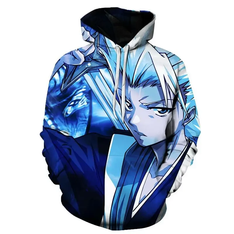 Men/Women Casual Streetwear Pullover Hip Hop Hoodie Unisex Fashion Tops Anime Style Hoodies Bleach 3D Printed Hooded Sweatshirt