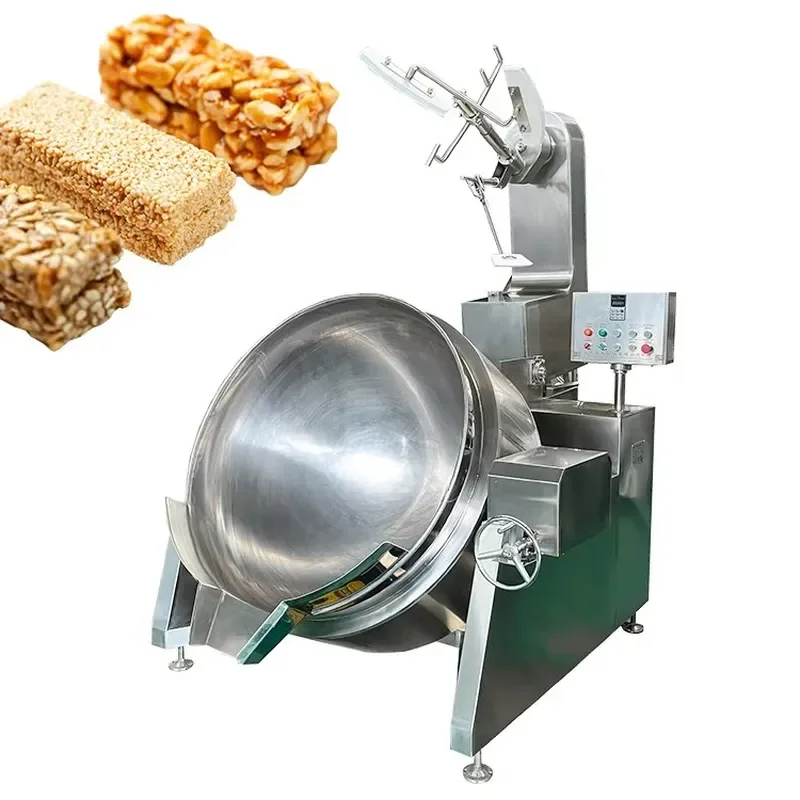 Factory Supply Commercial Electric Cooking Jacketed Kettle Machine Industrial Cooking Mixer Machine