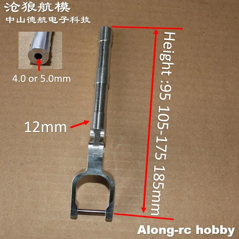 Trépied d'amortisseur à vis sans fin pour train d'atterrissage à genoux, adapté aux modèles RC de 3 à 5kg, avion souterrain à jet, pièces d'avion RC, recommandé, amortissement, 95mm-185mm