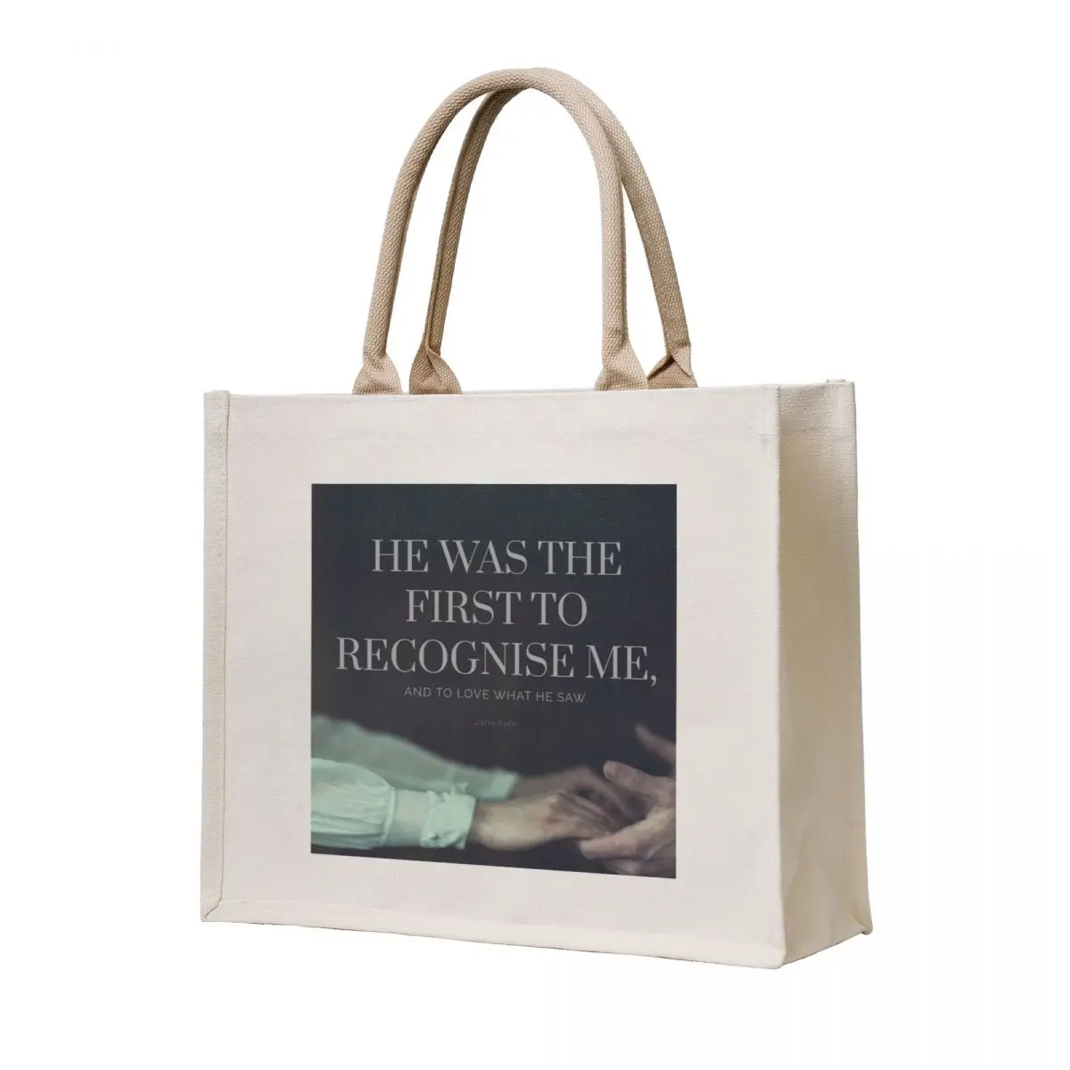 

Jane Eyre Quote Tote Bag Shopping bags Lady bag Canvas shoulder bag eco pack