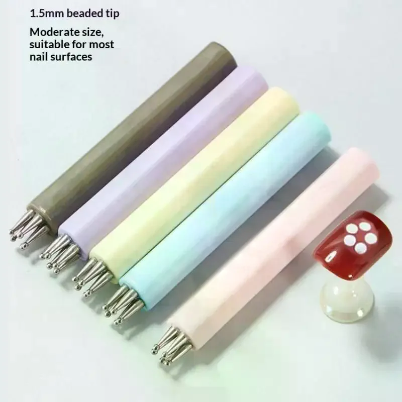 /Kuz/DIY Nail Art 5-Petal Dotting Tool Flower Creator 1.5mm Fine Tip Rhinestone Pickers Manicure Nail Art Painting Tools Brushe