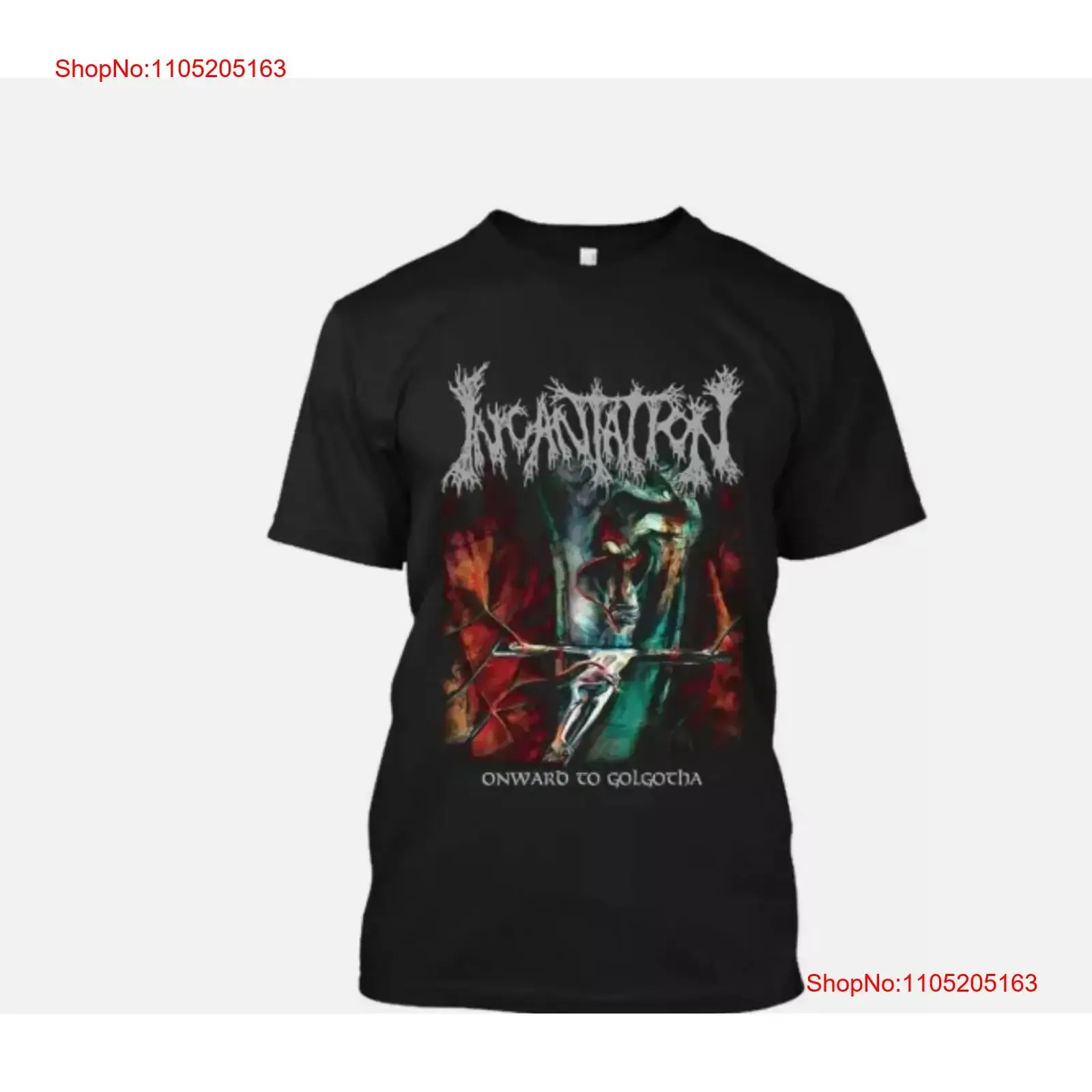 Incantation Onward to Golgotha American Music T Shirt Size S 5XL vintage Washed graphic Comfortable Breathable Casual Stretched