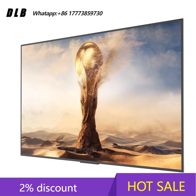 DLB for 98 Inch 4K UHD Intelligent Wireless LCD TV Business Network  Ultra High Definition Smart Display for Corporate Us