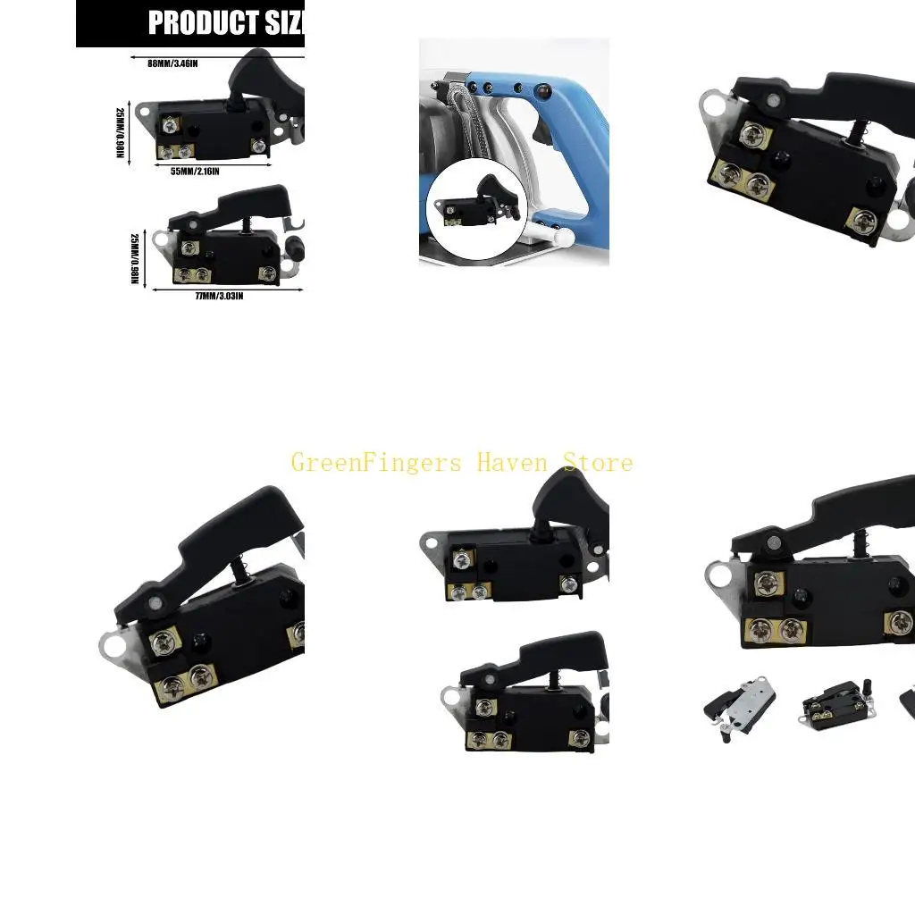 F68D DIY Tool Maintenance Triggering Switching Replacement, Electric Power Tool Repair Part with Plastic and Metal Structure