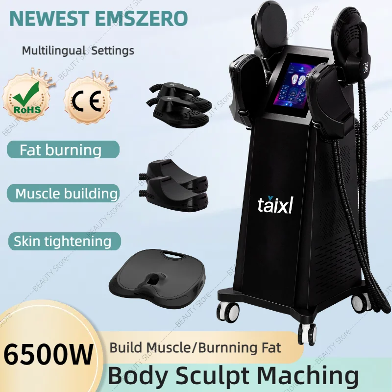 

TAIXL 15 Tesla 6500 Вт NEO для похудения, сжигания мышц Nova EMS, скульптура, электромагнитная стимуляция, машина для скульптуры