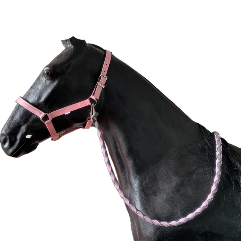 Grifo de brida con arnés para caballos con almohadilla antidesgaste, almohadilla antidesgaste para estireno-butadieno, cuerda de plomo para caballos