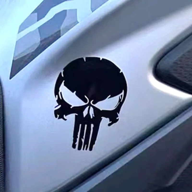 Motorcycle Skull Stickers Waterproof for Motorbike Fuel Tank Side Fairings Racing Helmet Decoration Self-adhesive Vinyl Decals