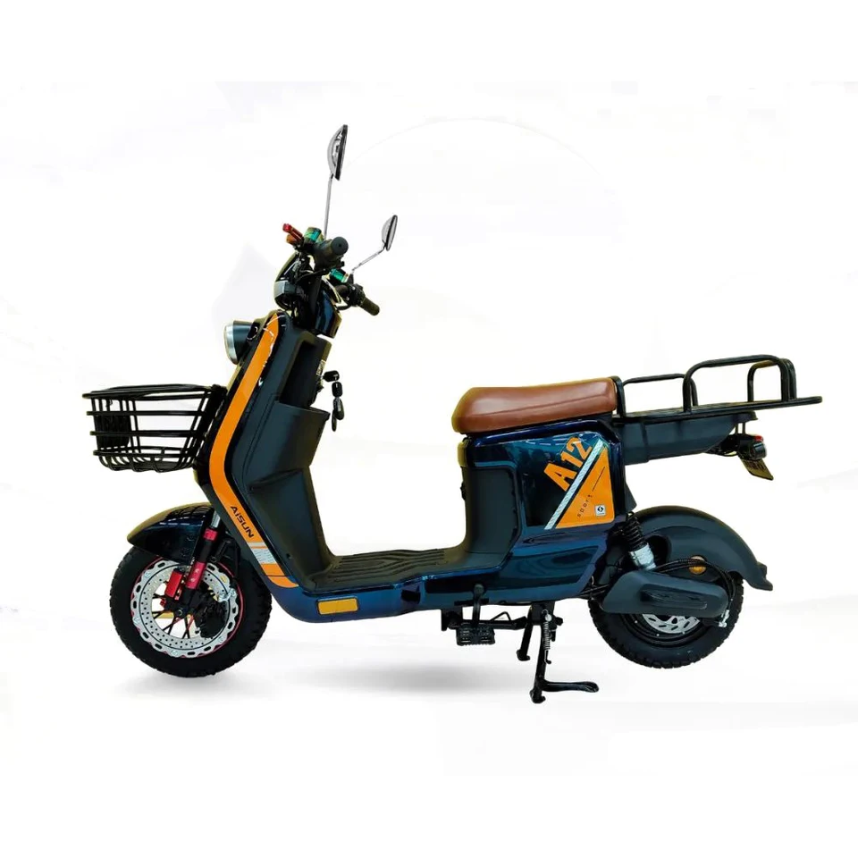 2023 Hot Sale Vintage 1200W City Electric Scooter Fast Cargo Ebike Electric Motor Cycle for Adults