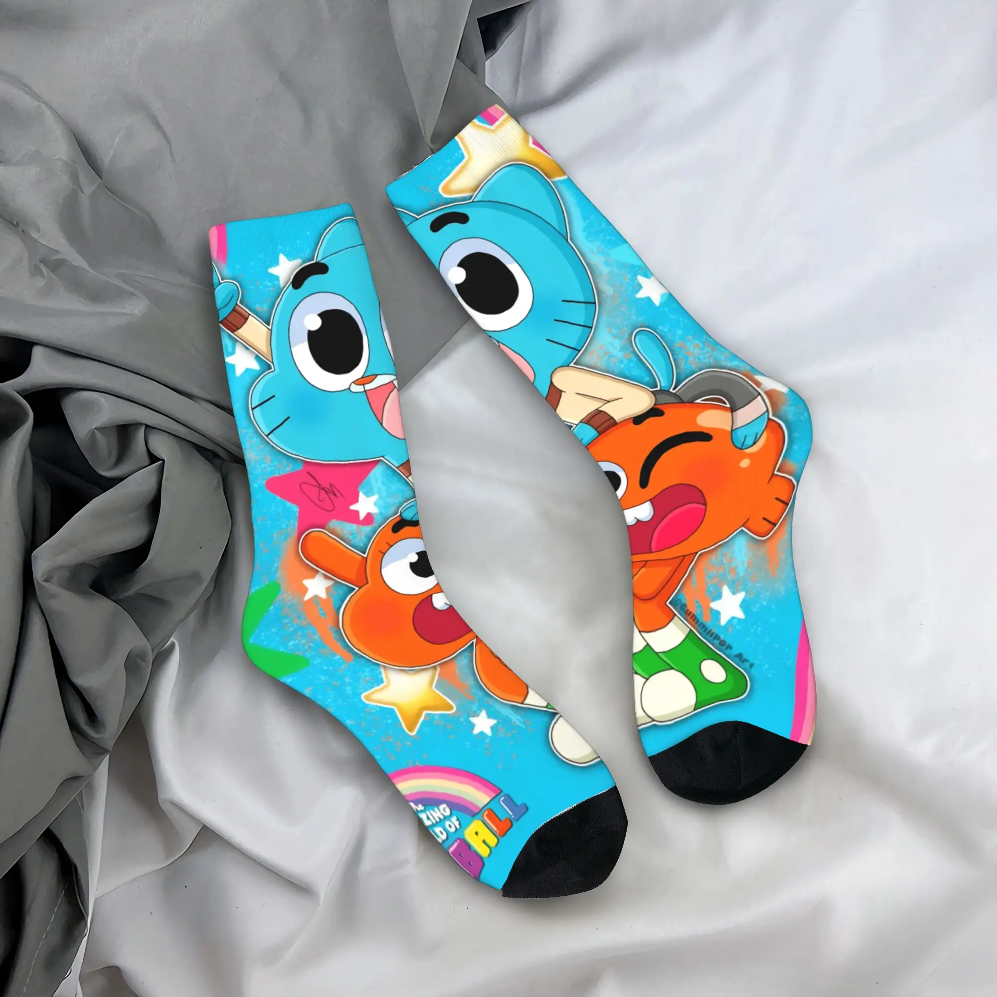 Couple Socks Gumballs Cute  Stockings Winter Retro Soft Socks Pattern Running Non Slip Socks