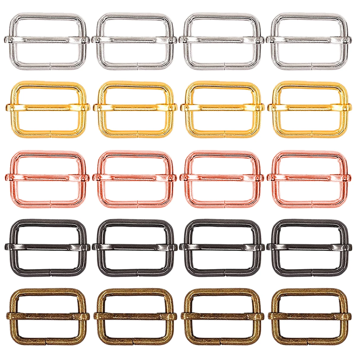 Pet Supplies Usa - 40/70/100 Pcs 25MM 3 Way Sliding