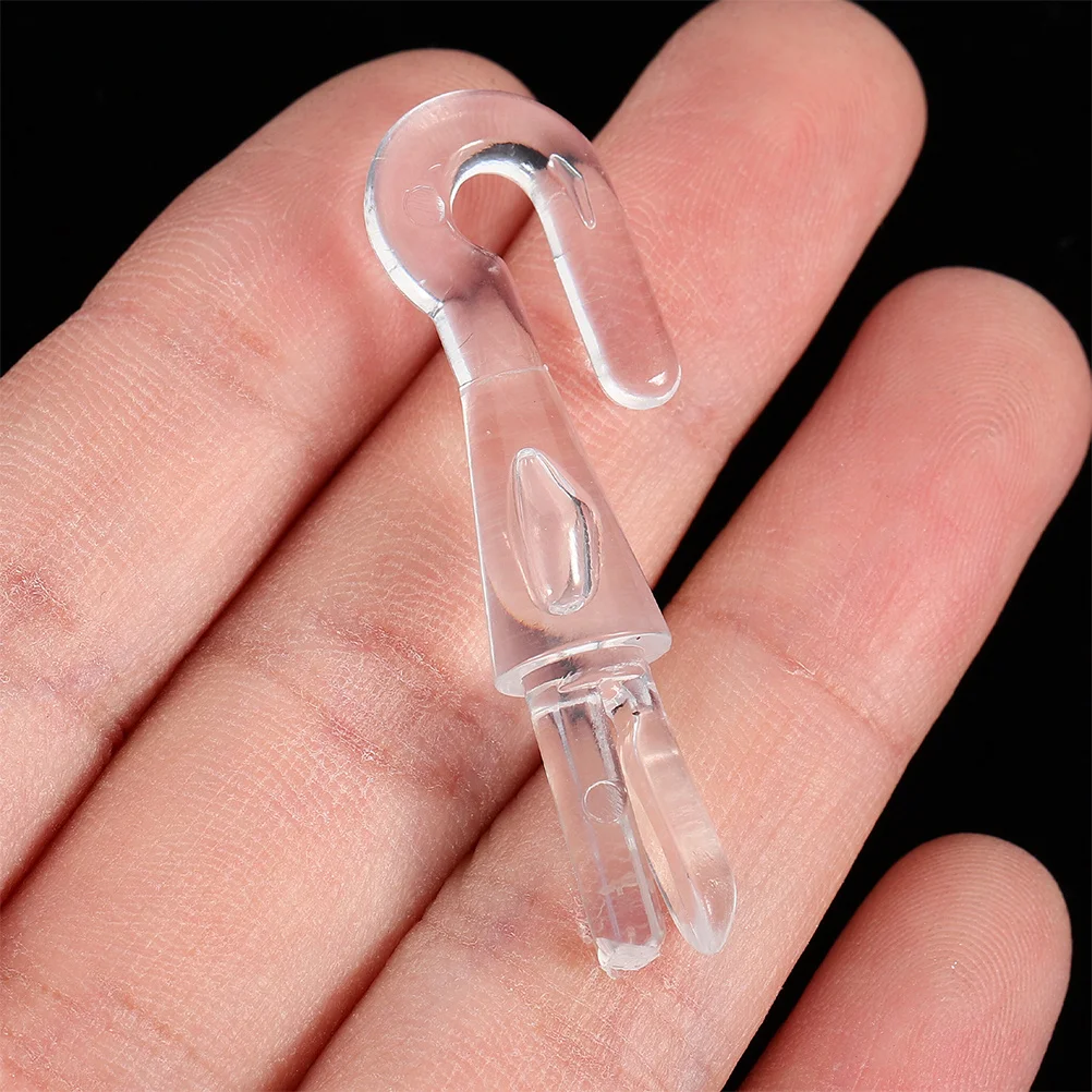

20Pcs Blind Wand Replacement Hooks Transparent Plastic Vertical Blind Connector Parts Window Opener Accessory Flexible