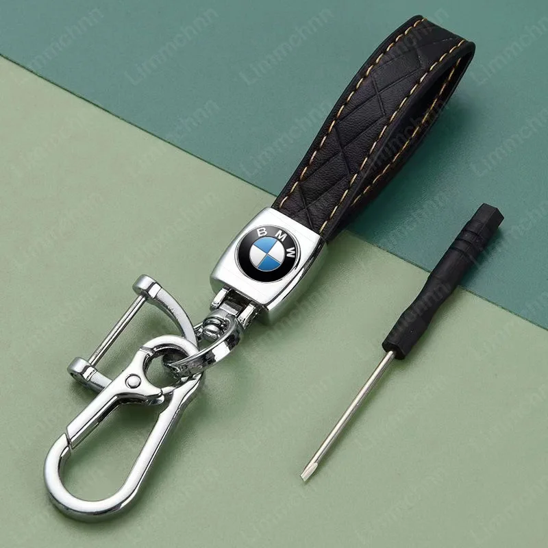 For Bmw M Performance E46 E90 E60 F10 F30 E39 E36 F20 E87 E88 X1 X3 X5 X7 X4 X6 Car Emblem Keychain Metal Key Ring Accessories