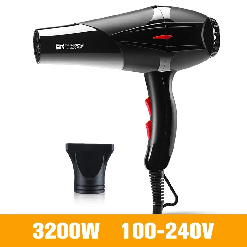 

Hairdressing Salon Pro Blow Dryer 3200W/1400W Strong Power Hairdryer 220-240V