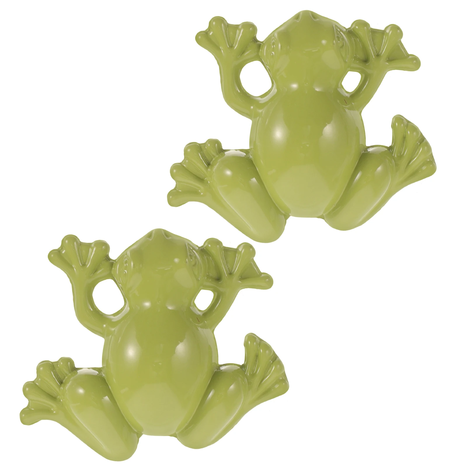 

2 pcs Metal Cabinet Knob Single Hole Drawer Knob Decorative Dresser Handle Frog Shape Hardware Accessory For Furniture Closet