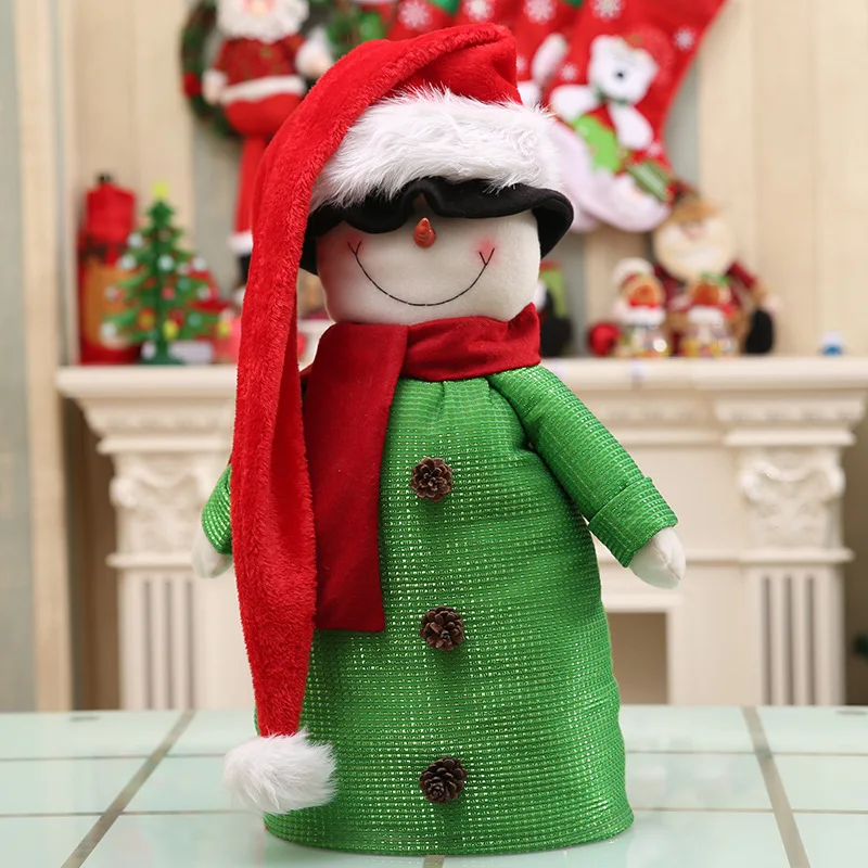 

Long Christmas Hat For Adult Children Baby Plush Red Santa Claus Cap New Year Merry Christmas Home Xmas Party Supplies Decor Hat