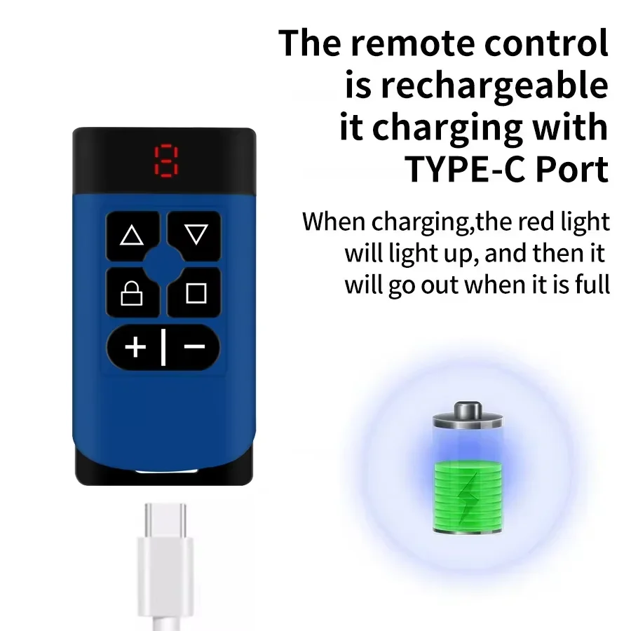 8-em-1 universal garagem controle remoto portão chave duplicador clone multi-frequência controlador de porta de garagem 8 canais 433 300-915mhz