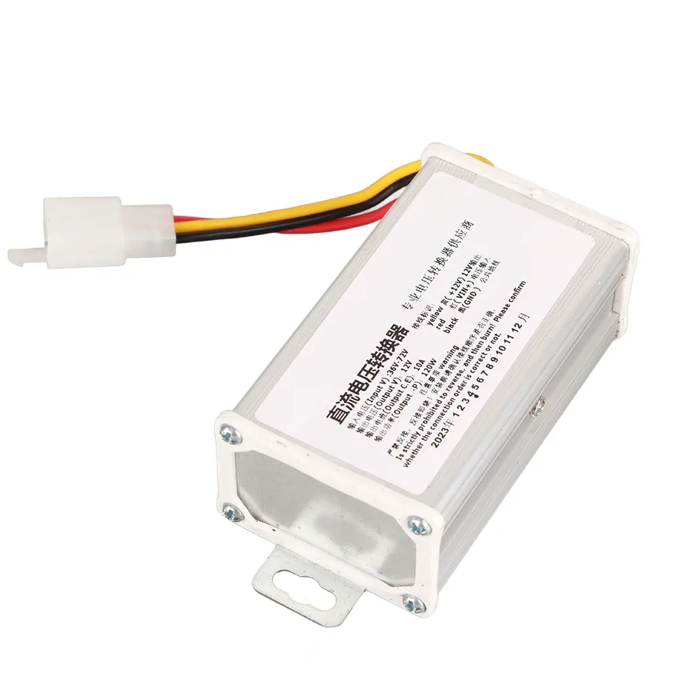 36V-72V Input DC Converter 10A Current 12V Output Electric Scooter Converter 120W Power Step Down Converter Bike Devices