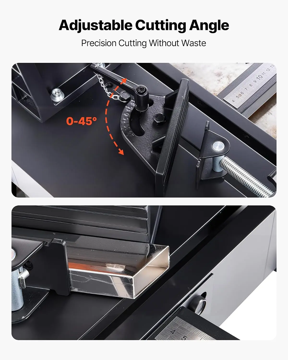 Chop Saw, 14-inch Stainless Steel Cold Cut  3500 W Powerful Brushless Motor, 750-1200 r/min Adjustable Speed, Metal Cutting Chop