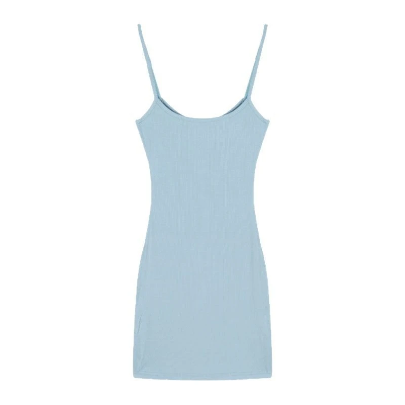 Y2K 숏 미니 드레스 섹시 타이트 슬림 블랙 바디콘 여름 숏 스커트 파티 야외 활동 비치 선물 청소년 및 젊은 여성용