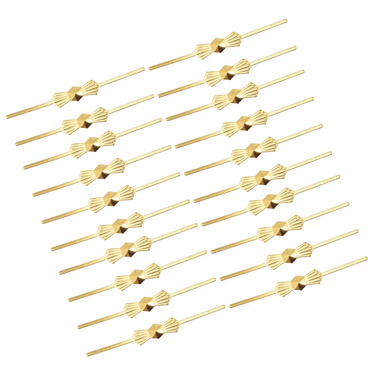 200Pcs Crystal Bow Tie Connectors Chandelier Clips Pins Fastening Parts Replacement for Ceiling Light Lamp Accessories