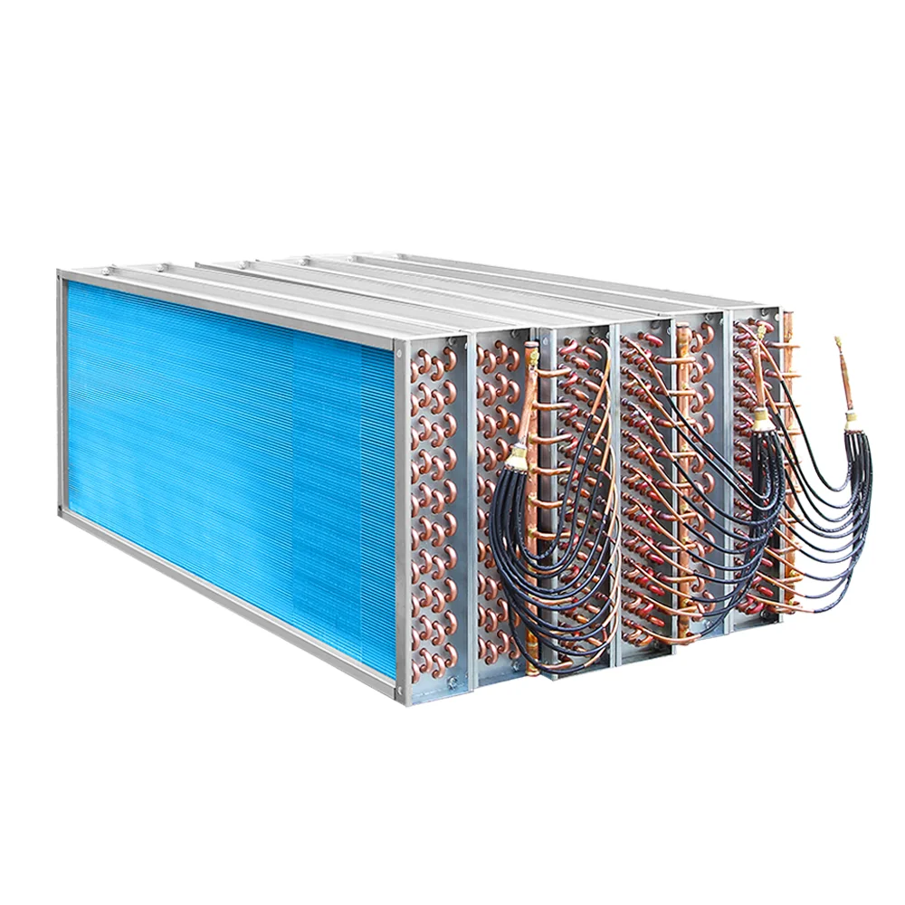 اختبار قاسي العلامة التجارية النحاس أنبوب الزعانف المبخر التبريد أجزاء التبادل الحراري تخصيص شهادة ISO #2