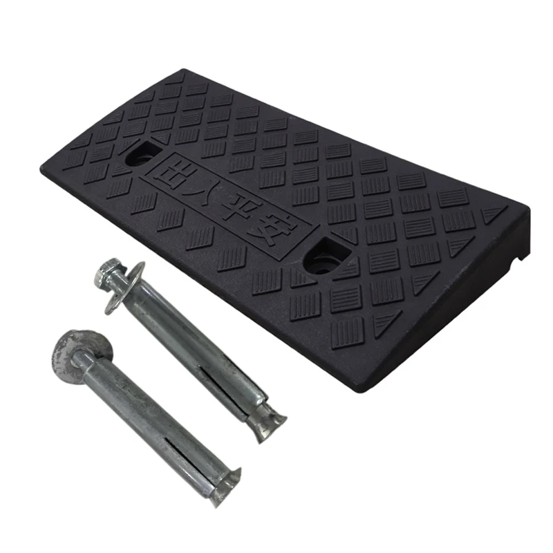 Car Access Ramp Triangle Pad Speed Reducer Durable Threshold for Automobile Motorcycle Heavy Wheelchair Duty Rubber Wholesale