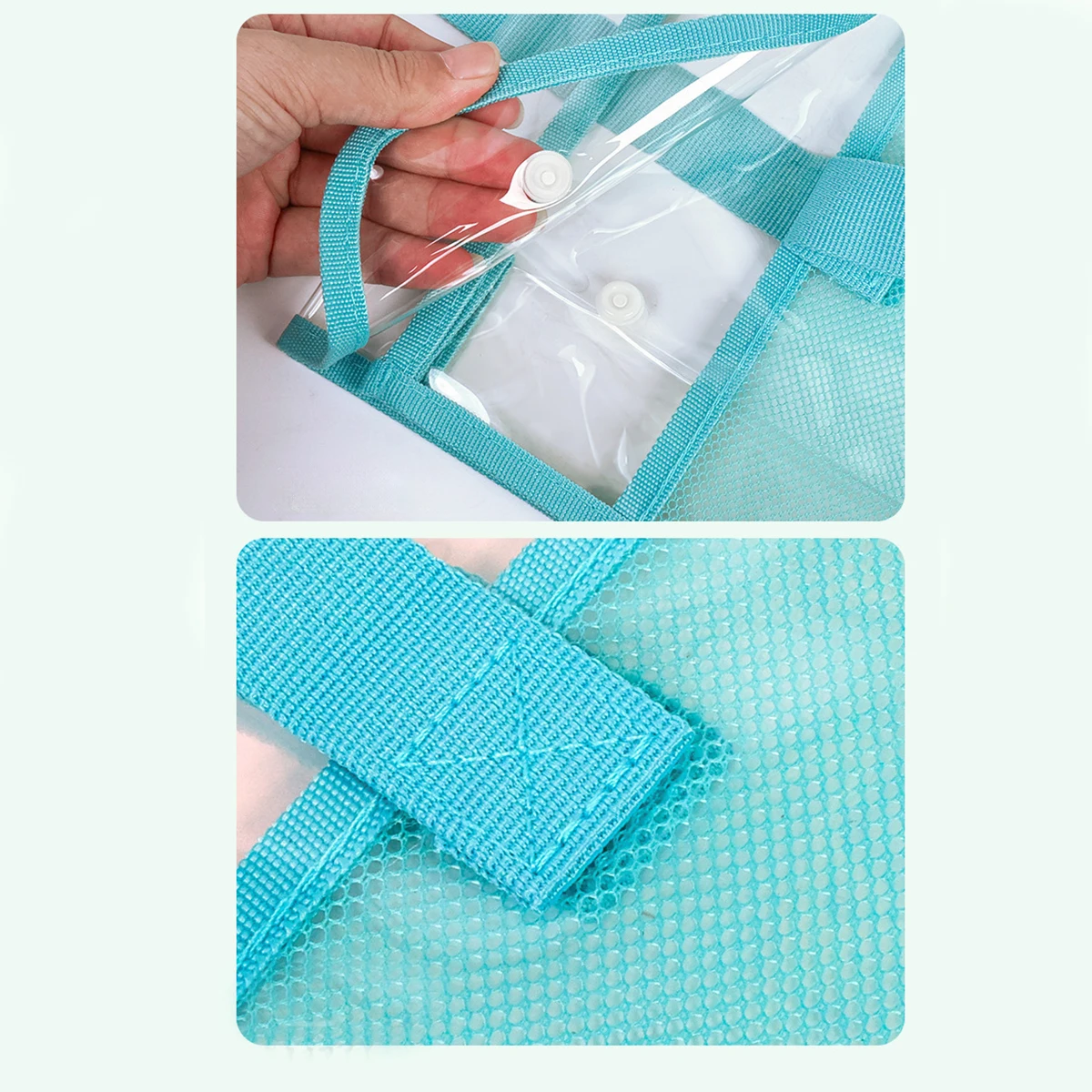 Foldable Waterproof Book Storage Box, Large Capacity Book Organizer for Students Home School Dormitory, Portable PVC Book Bag view 6