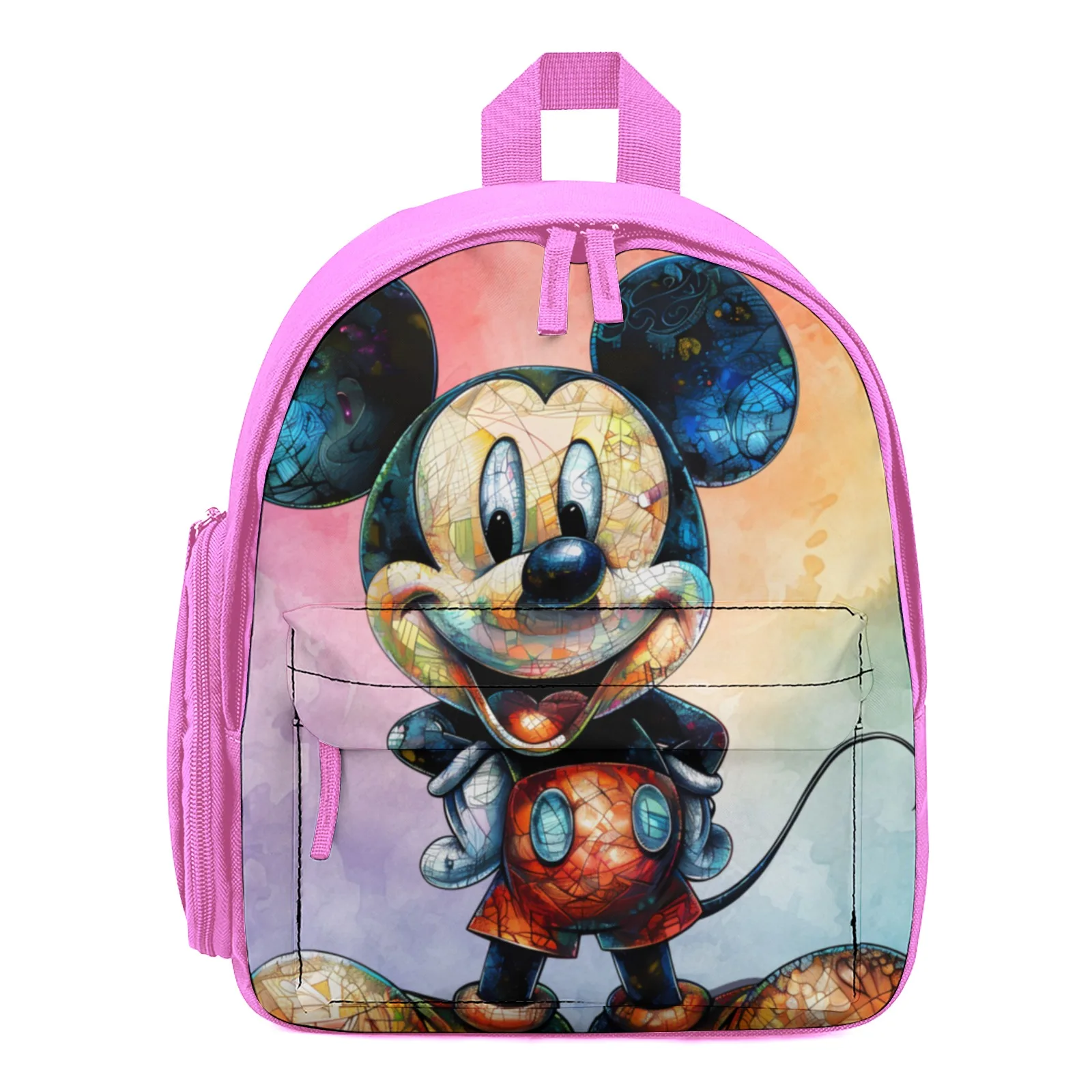 

Школьные сумки с принтом Микки Мауса Mochilas, школьный рюкзак для мальчиков и девочек, 12-дюймовый школьный рюкзак, сумка