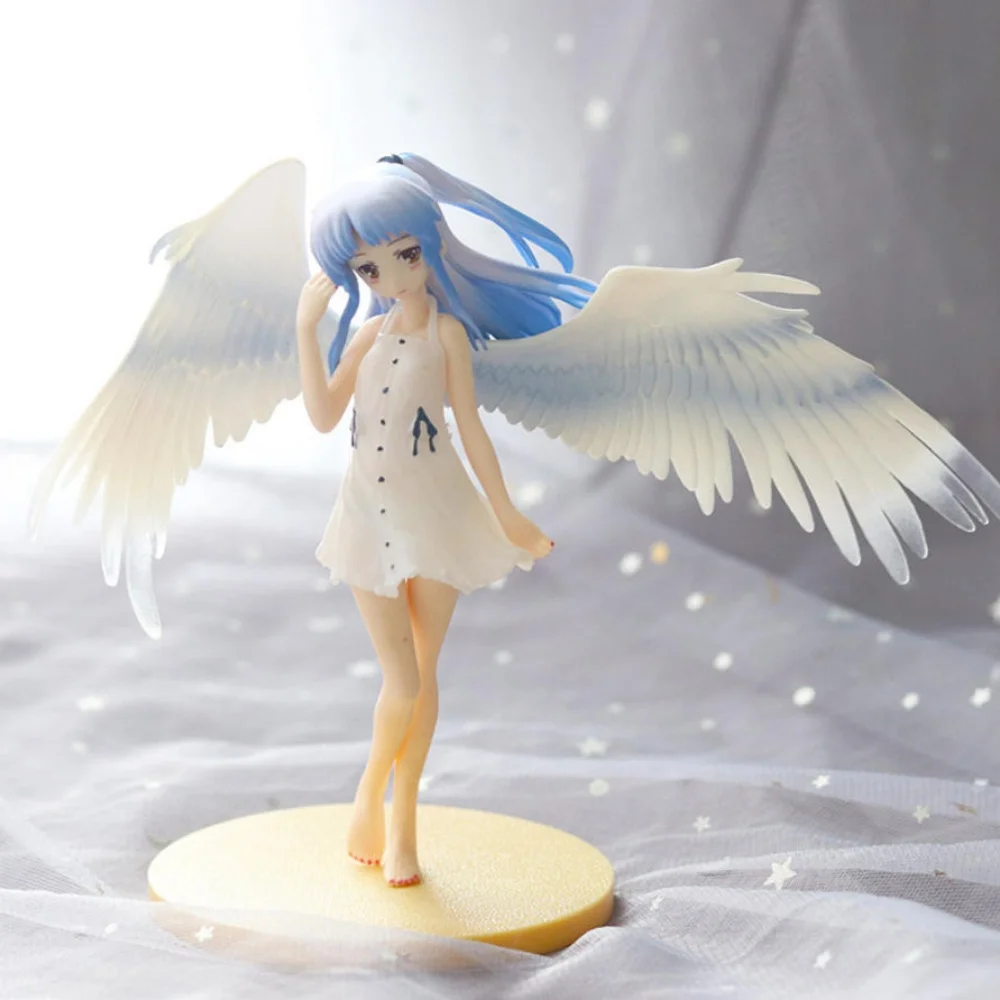 Figura de acción de 15cm Angel Beats Tachibana Kanade, modelo de PVC, juguetes, decoración de pasteles de escritorio, figuritas, regalos para niños