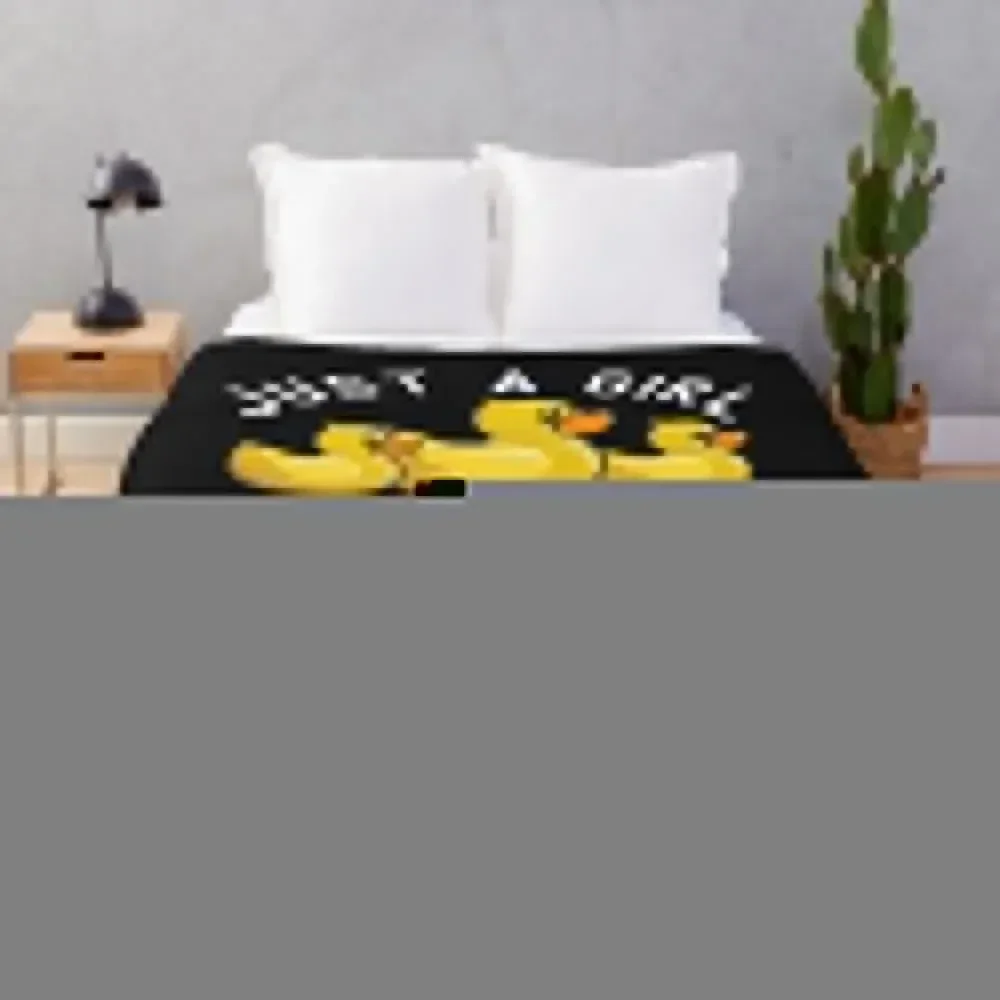 

Duck Lover Just A Girl Who Loves Ducks Cute Duck Gifts for Women Girls Throw Blanket Cozy Throw Blanket for Bed Sofa Chair