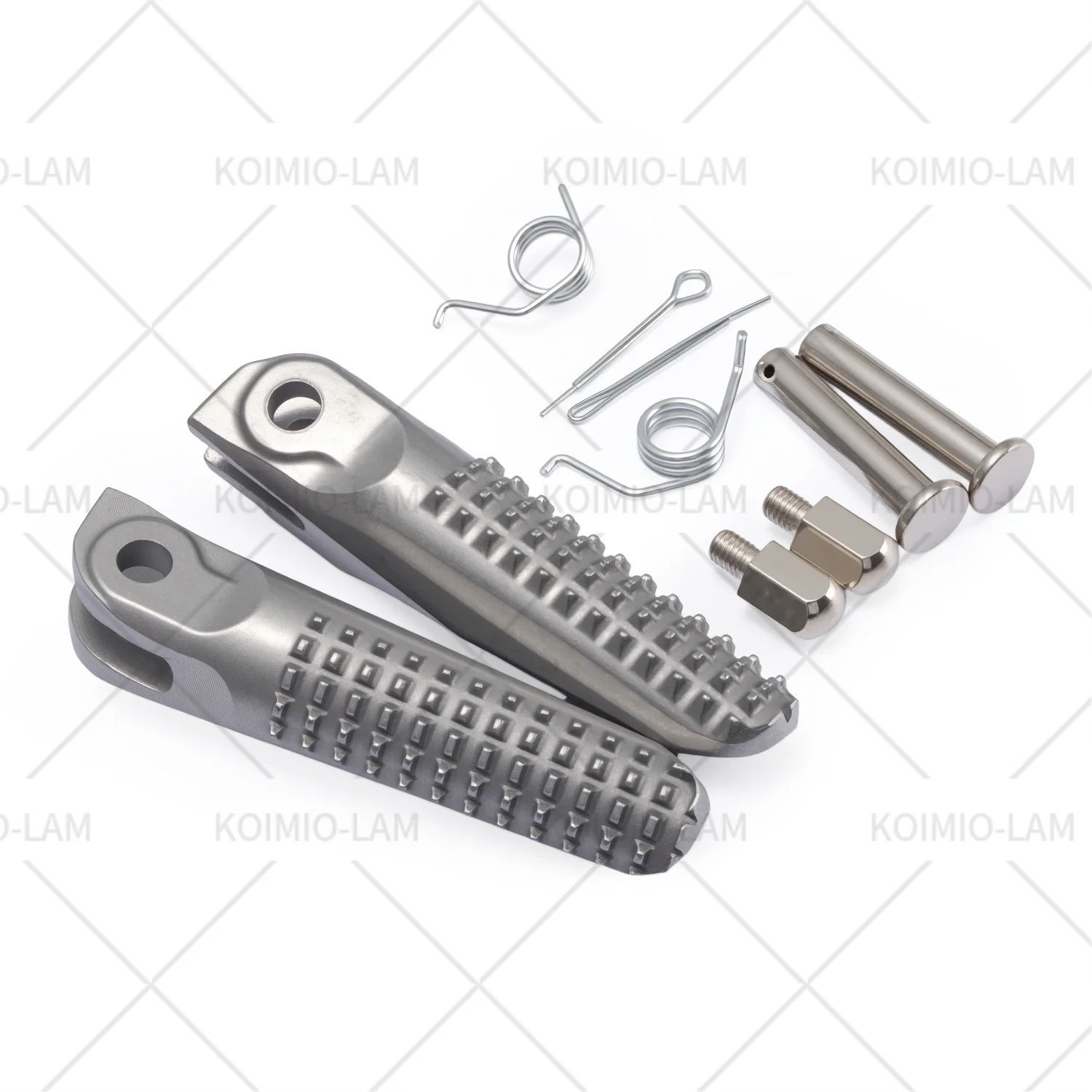 Silver Front Foot Pegs Fit for Yamaha YZF R7 2022 - 2026 MT09 2021 - 2026 XSR900 2022 - 2023 R9 2025 - 2026