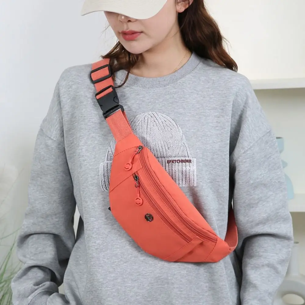 Modische Halbmond-Brusttasche aus Oxford-Stoff, große Kapazität, Umhängetasche, multifunktionale, wasserdichte Hüfttaschen, Unisex – Detail 13