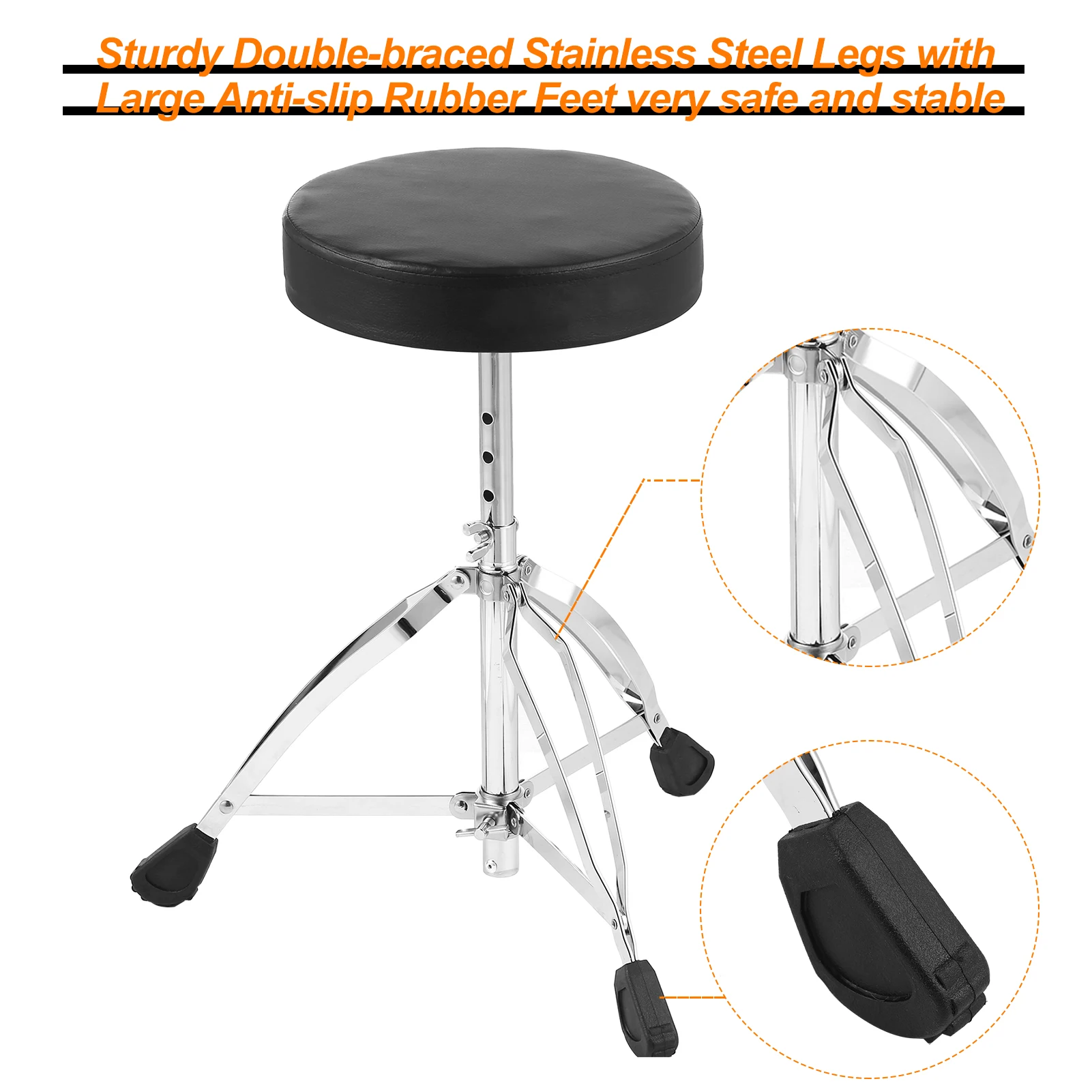 AROMA Universal Drum Throne Ro - đánh giá và giá Drum Throne Adjustable