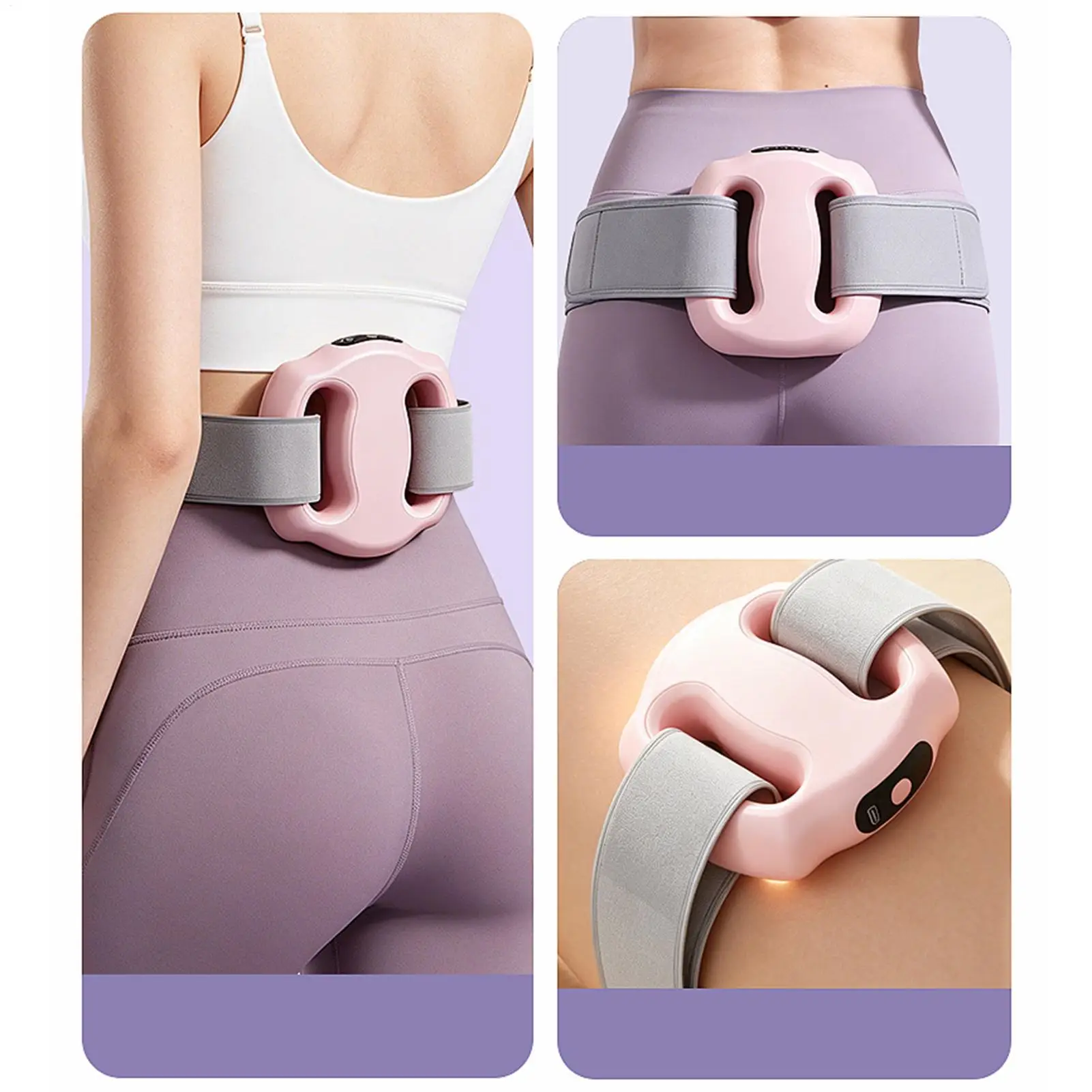 Fascia Ring For Men Body Massage Multiple Intensity Levels Electric Abdominal Massager For Athletes Laborers Players Fitness