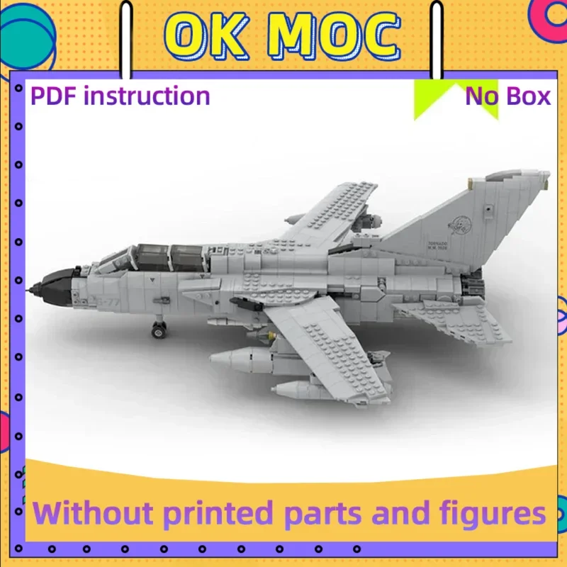 

Moc Building Bricks Military Fighter Model Tornado Fighter Technology Modular Blocks Gifts Toys For Childen DIY Sets Assembly