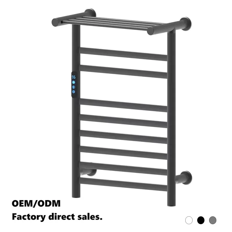 High Quality Wall-Mounted Electric Towel Drying Rack Heated Bathroom Towel Warmer for Hotel and Household Use