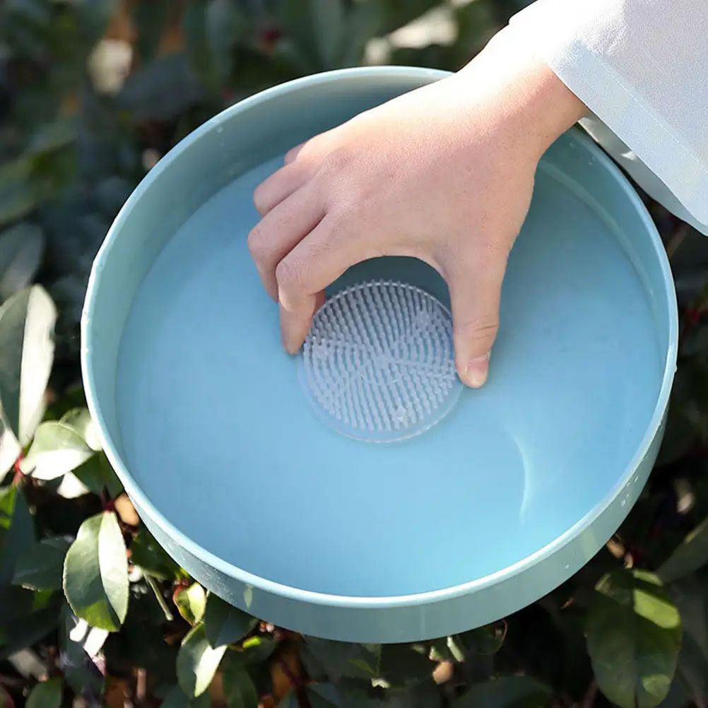 

4Pcs Floral Frog Flower Holders Needle Base Durable Floral Arrangement Pin Holder for Home Garden Party Wedding Christmas Flower